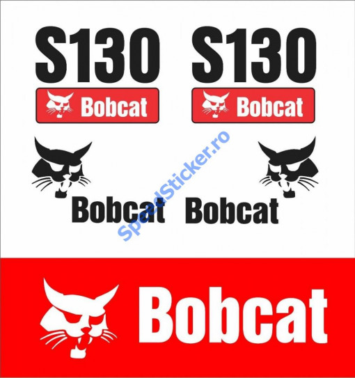 Set Stickere Bobcat S130