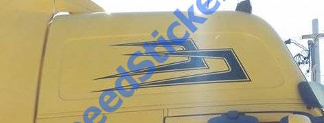 Set Stickere Laterale Camion 100 cm