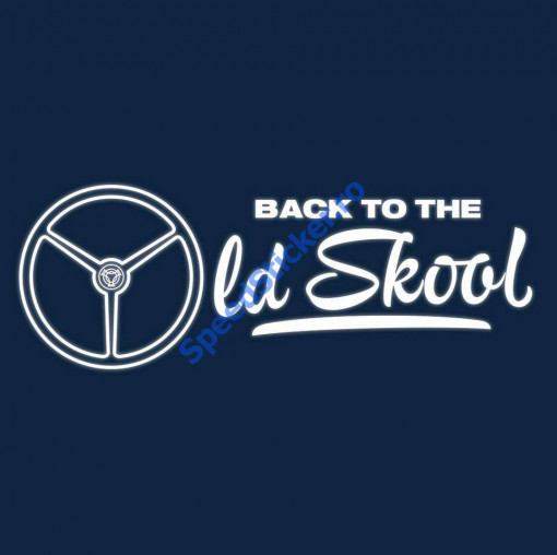 Sticker Back to the Old Skool 30cm