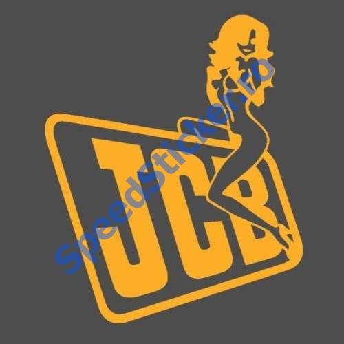 Sticker fata JCB 20 cm