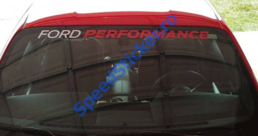 Sticker parbriz Ford Performance fara fundal