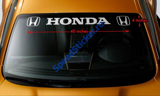 Sticker parbriz Honda