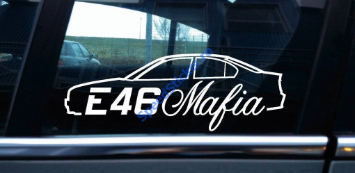Set stickere geamuri laterale BMW E46