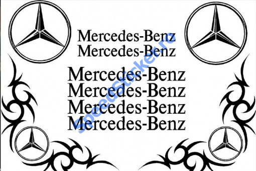 Set stickere Mercedes-Benz