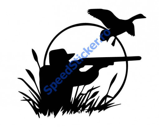 Sticker Auto Duck Hunting 50 cm