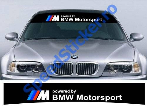 Sticker Parbriz/Parasolar cu fond BMW Motorsport