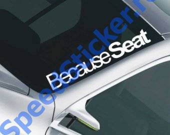 Sticker parbriz Seat