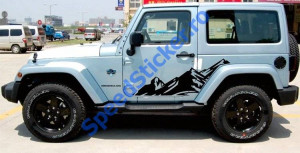 Set Stickere Auto Mountains