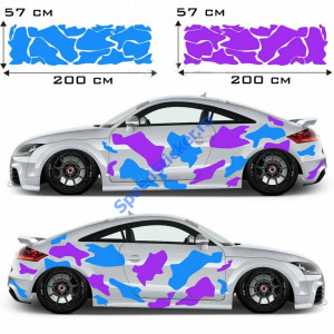 Set Stickere Camuflaj Clasic Mare S06