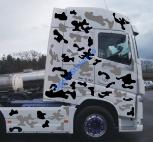 SET STICKERE CAMUFLAJ XXL CAMIOANE