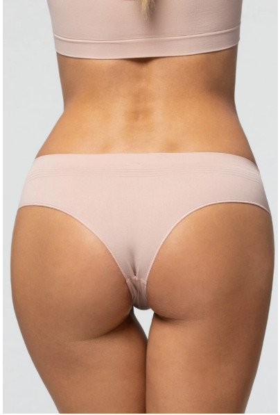 Chiloti modelatori Pompea cu talie inalta din microfibra Vita Alta Comfort  Size, Skin-Nude