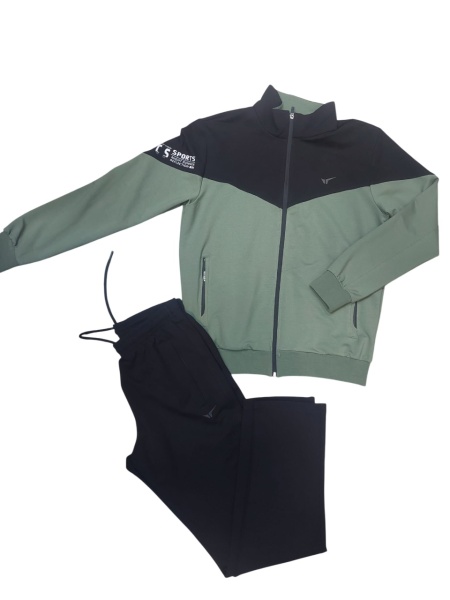 Trening Barbati REDICS, Reguar Fit, 25-064 Kaki - Negru
