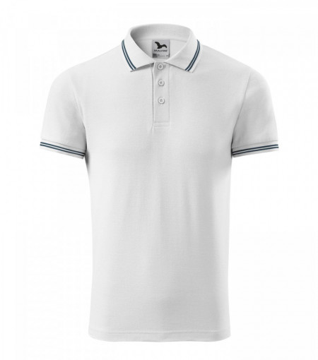 Tricou Barbati Malfini Polo Pique URBAN 219 Alb & Negru