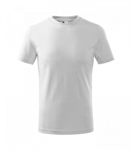 Tricou copii Malfini Clasic 100 Alb