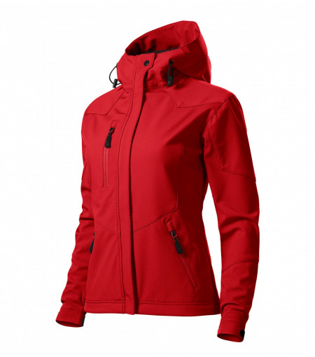 Jachetă Softshell Dama NANO 532 Rosu, Primavara - Toamna