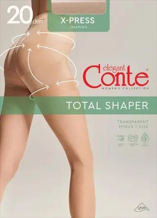 Ciorapi Dres dama Conte Modelator, TOTAL SHAPER X-PRESS 20 Den