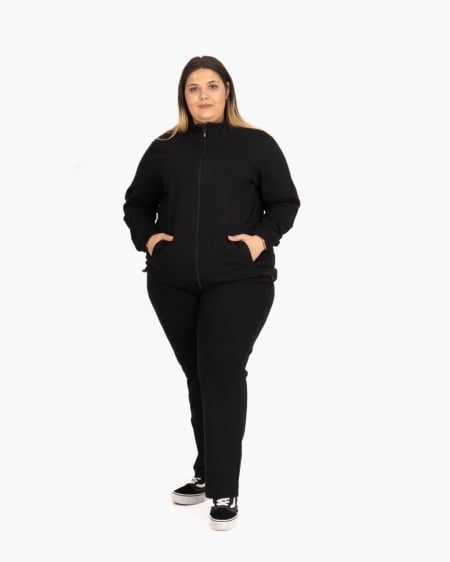 Com.2059.Negru, Trening Dama EXTRA LARGE
