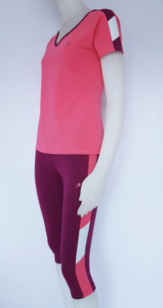 Set.2512 Roz & Magenta, Compleu Dama Sport Knox