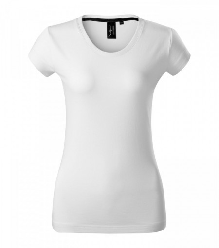 Tricou Dama Malfini EXCLUSIVE 154 SUPIMA COTTON Alb