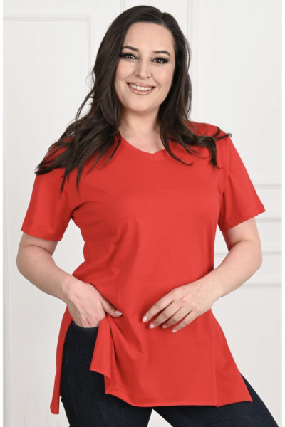 Tricou dama Batal DESPICAT, ADROM 1296-22 Rosu