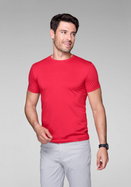 Tricou Barbati Malfini EXCLUSIVE 153 SUPIMA COTTON Rosu