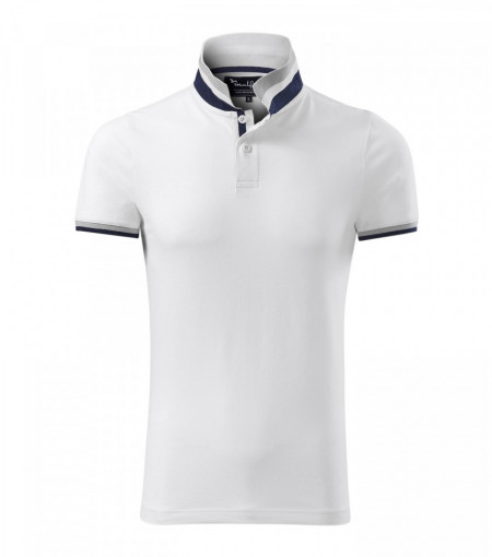Tricou Barbati Malfini Polo Pique COLLAR UP 256 Alb