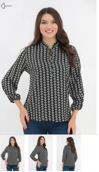 Bluza dama Vanessa Line, V23-061 Negru