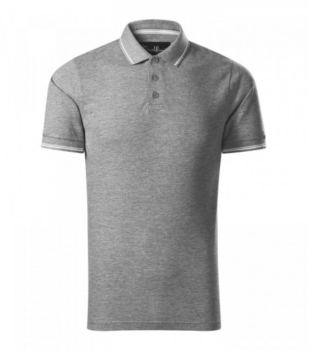 Tricou Barbati Malfini Polo PERFECTION PLAIN 251 Gri Melanj Inchs