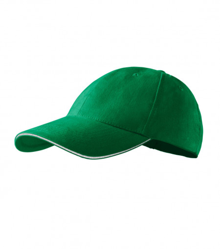 Sapca Unisex Malfini SANDWICH 6P 306, Verde Sticla