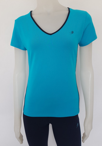 Tricou Dama Sport KNOX, Slim Fit 2945 Aqua