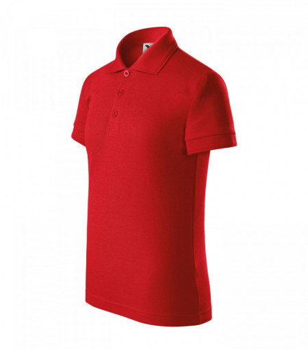 Tricou copii Malfini PIQUE POLO 222 Rosu