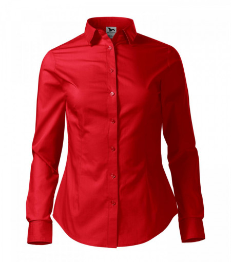Camasa dama Malfini Slim-Fit STYLE LS 229 Rosu