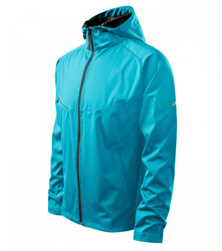 Jachetă softshell Bărbaţi Malfini COOL 515 Turqoise, Primavara - Toamna