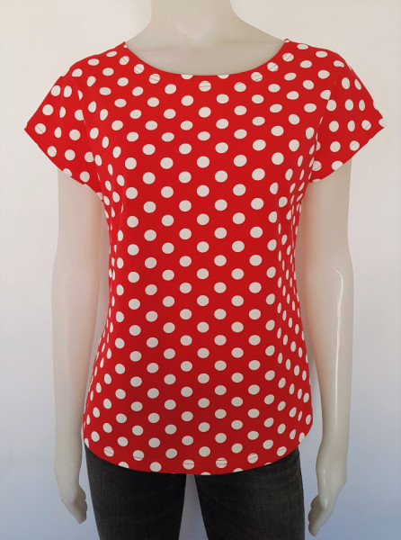 Tricou Dama KNOX, Umeri T 2940.3 Rosu
