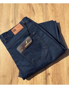 Blugi Barbati ARES, Bumbac Elasticizat, Comfort Fit, TR16-5 Bleumarin - Img 2