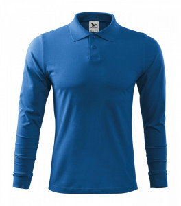 Bluza Barbati Malfini Polo SINGLE J. LS 211 Albastru - Img 5