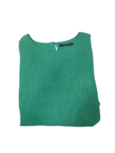 Bluza dama ANESIA, UNI cu Maneca 3/4, FLORINA Verde - Img 3