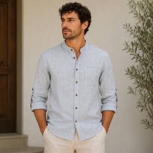 Camasa Barbati ARES, Casual , cu Maneca Lunga, ML 6784-5 GRI Deschis