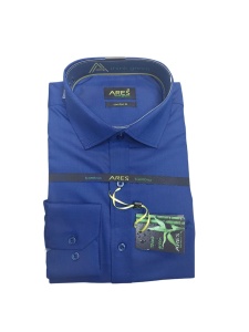 Camasa Barbati ARES, Comfort Fit, Bumbac cu Bambus, UNI 8002-24 Indigo