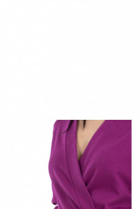 Capot dama de casa, Knox, Halat Subtire din Bumbac, H.2010 Fuchsia - Img 3