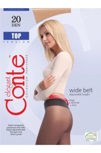 Ciorapi Dres dama Conte, Talie Joasă și Centură TOP 20 Den - Img 1