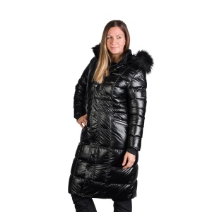 Geaca Dama Northfinder de oras, Moderna Lunga si Izoata, STARLA BU-6273SP NEGRU