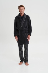 Halat Barbati VAMP, Scurt din Fleece, 19651 Gri Antracit