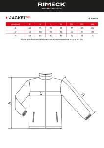 Jacheta Polar Barbati Malfini JACKET 501 Alb - Img 2