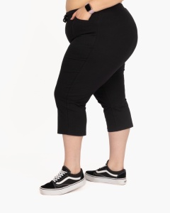 P.2014 Negru, Pantalon Dama KNOX 3/4, EXTRA LARGE - Img 5