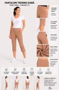P.2247 ALUNA, Pantaloni Dama Casual KNOX 3/4 - Img 2