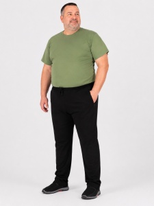 P.4108 NEGRU, Pantaloni Trening Barbati KNOX, Extra Large, fermoare la buzunare