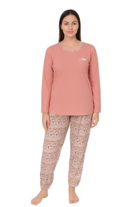 Pijama Dama Soft&Seven By Sofiaman, din Tencel, AGATHA S21-074 Frez - Img 1