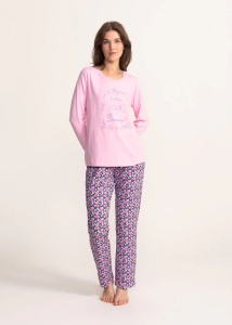 Pijama Dama Soft&Seven By Sofiaman, NADIA S21-134 ROZ