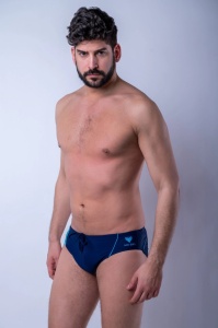 Slip Baie Bărbătesc Mr.Big Model 921 - Bleumarin - Img 1